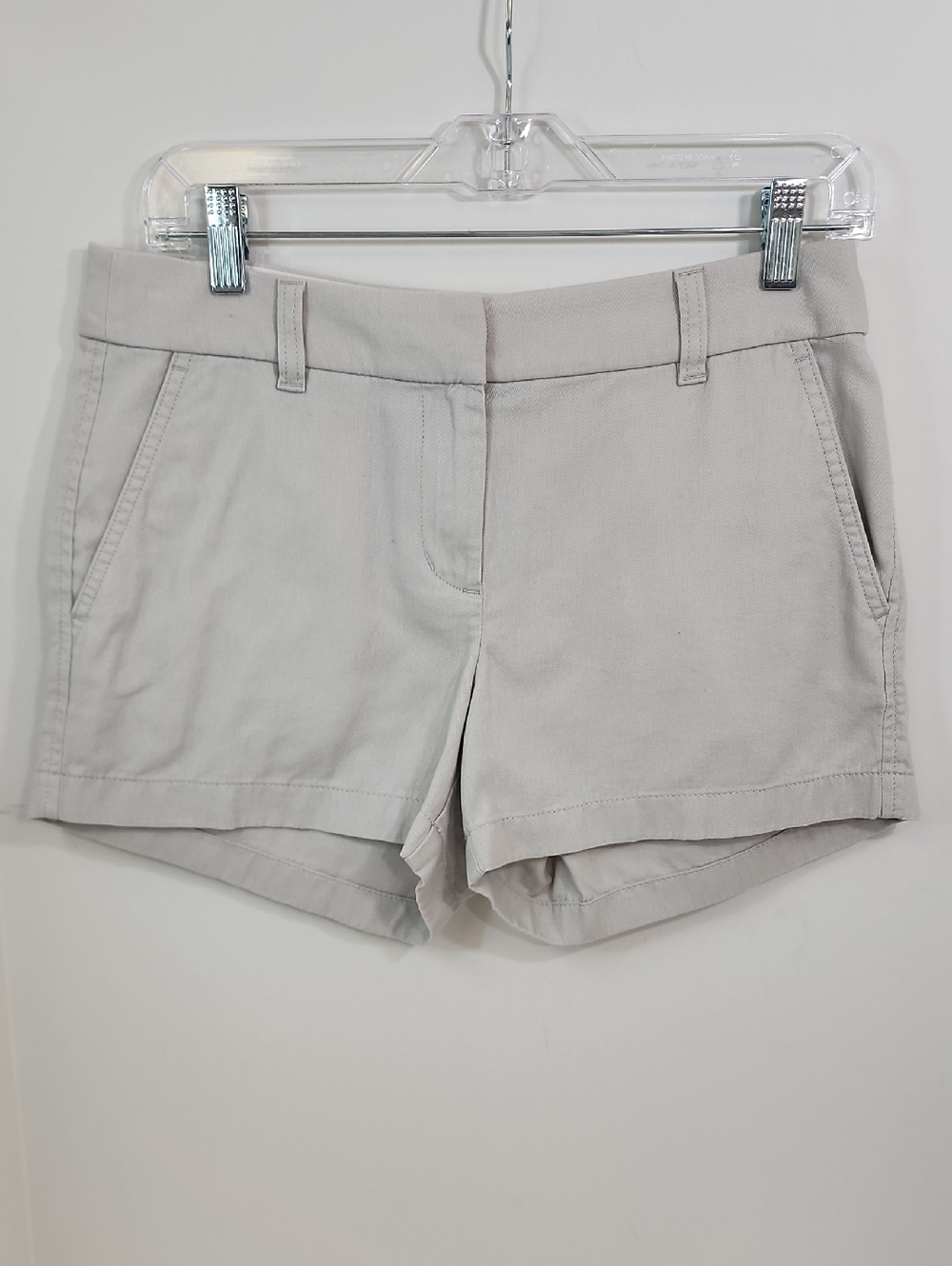 J. Crew Light Gray Chino Bermuda Shorts Size 4